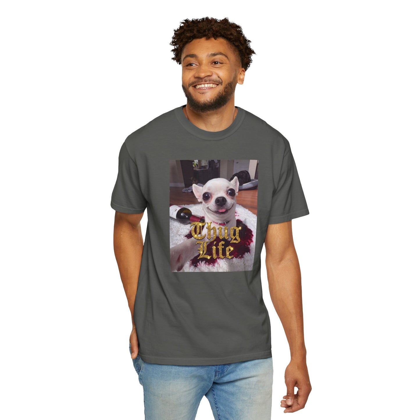 Jeffy’s Wine Spill T-Shirt – Funny Chihuahua Mess Tee