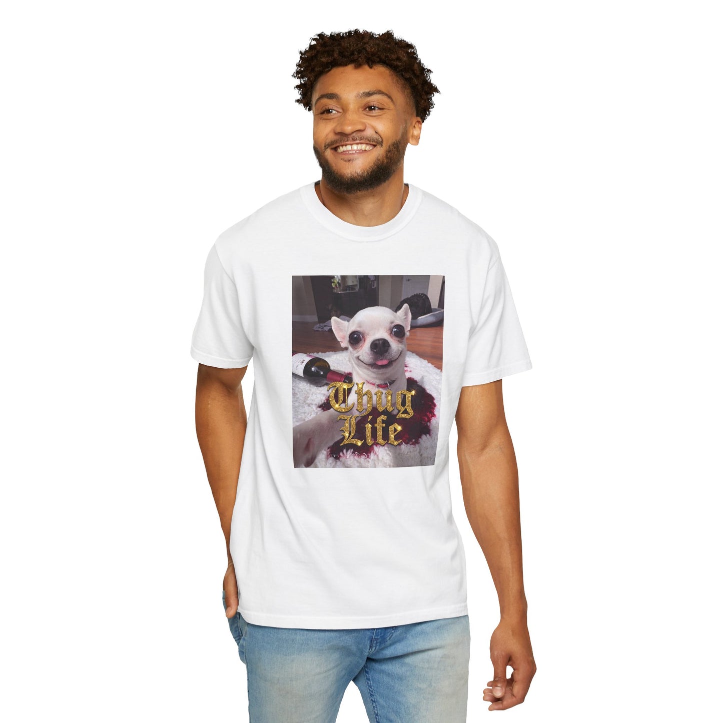 Jeffy’s Wine Spill T-Shirt – Funny Chihuahua Mess Tee