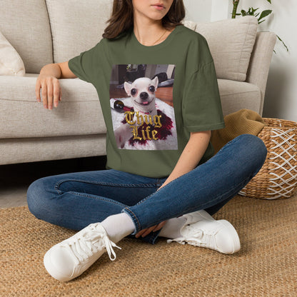 Jeffy’s Wine Spill T-Shirt – Funny Chihuahua 'Thug' Tee