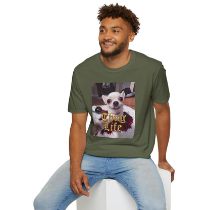 Jeffy’s Wine Spill T-Shirt – Funny Chihuahua 'Thug' Tee