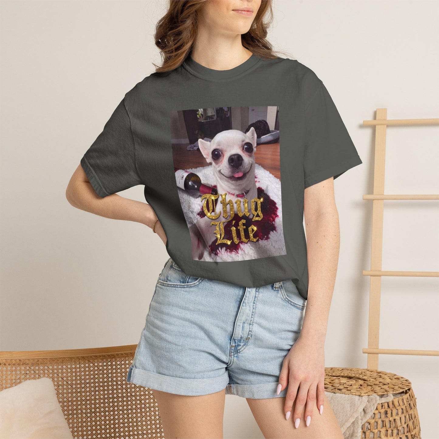 Jeffy’s Wine Spill T-Shirt – Funny Chihuahua Mess Tee