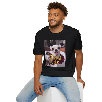 Jeffy’s Wine Spill T-Shirt – Funny Chihuahua 'Thug' Tee